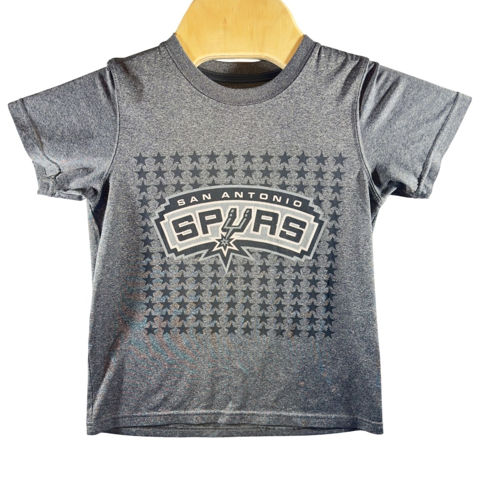 459 | NBA San Antonio Spurs Youth Kawhi Leonard #2 Graphic T-Shirt Gray